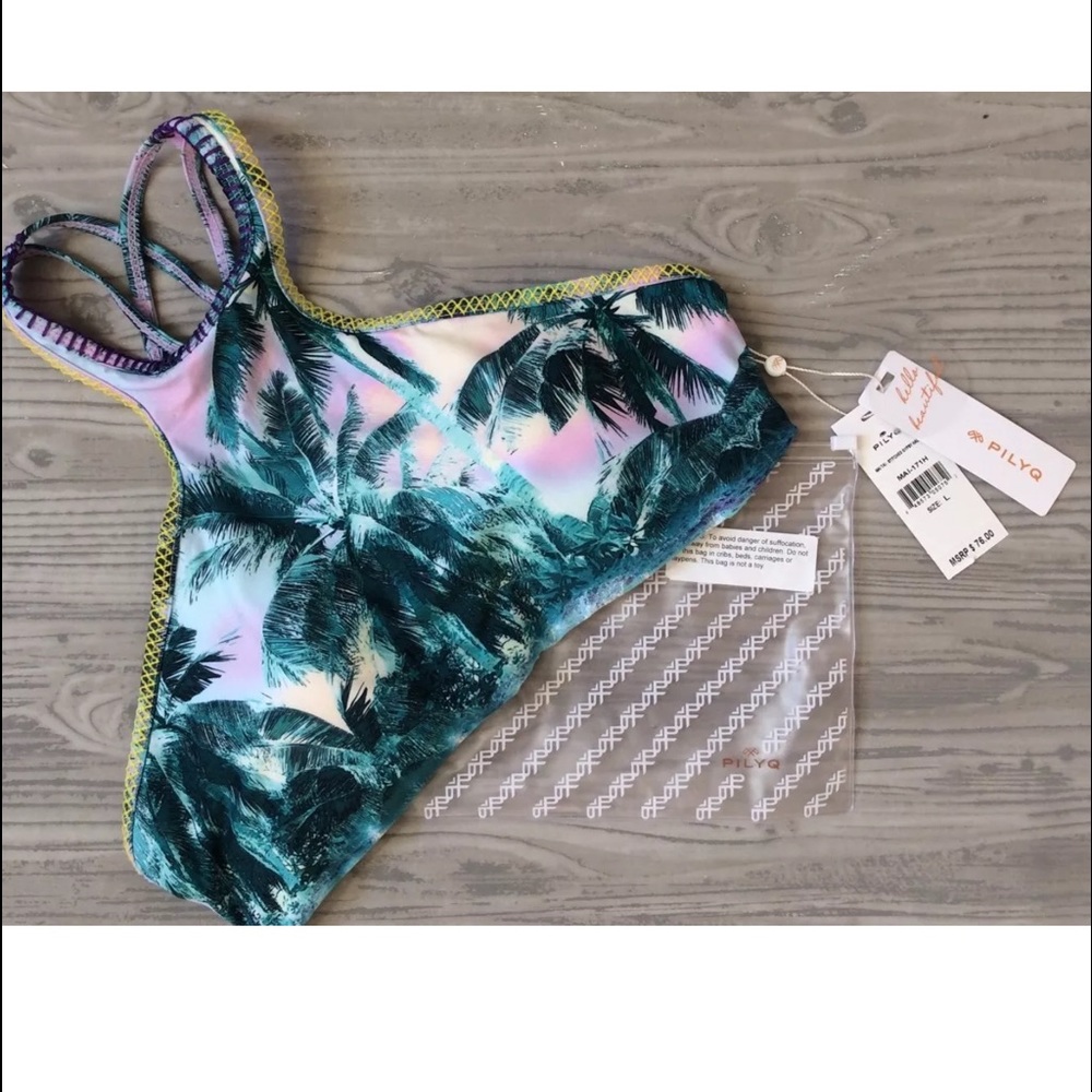 PQ Swim Mai Tai Stitched Gypsy Bikini Top